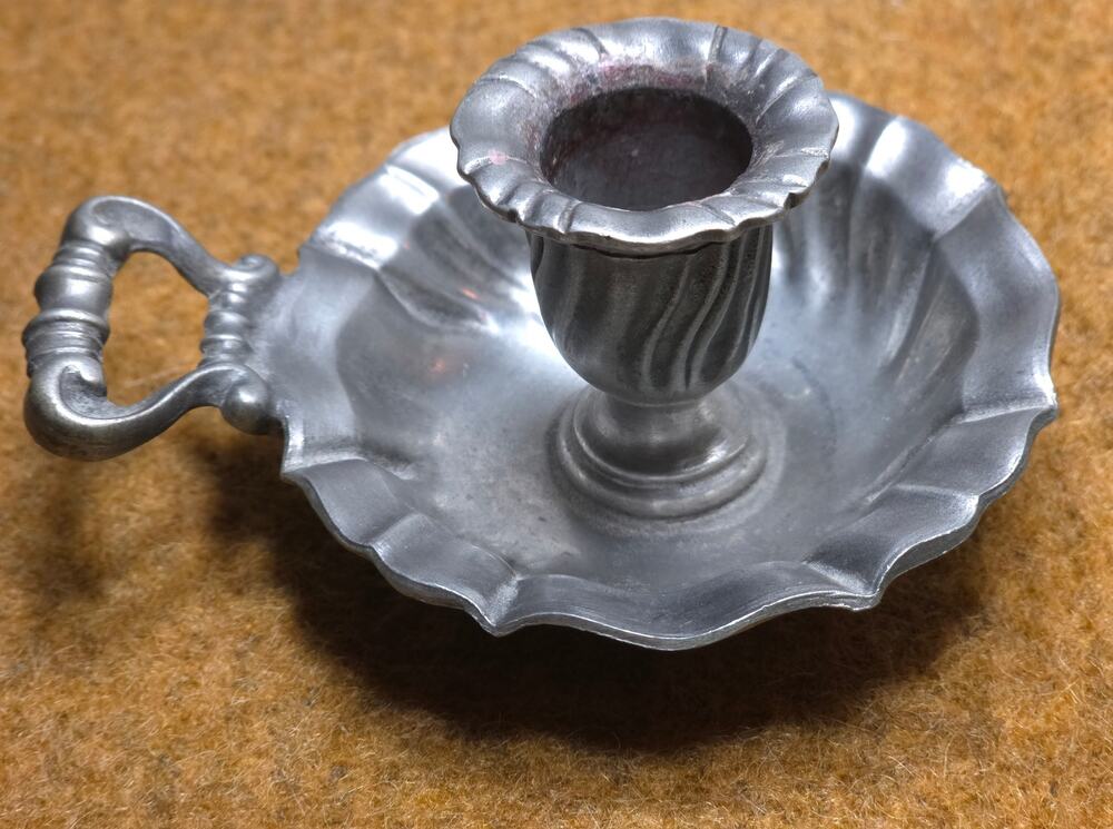 Vintage Metalars PELTRO Pewter Candlestick Candle Holder